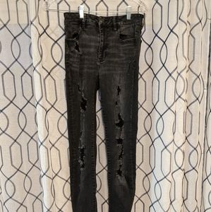 High-rise x-long jeggings